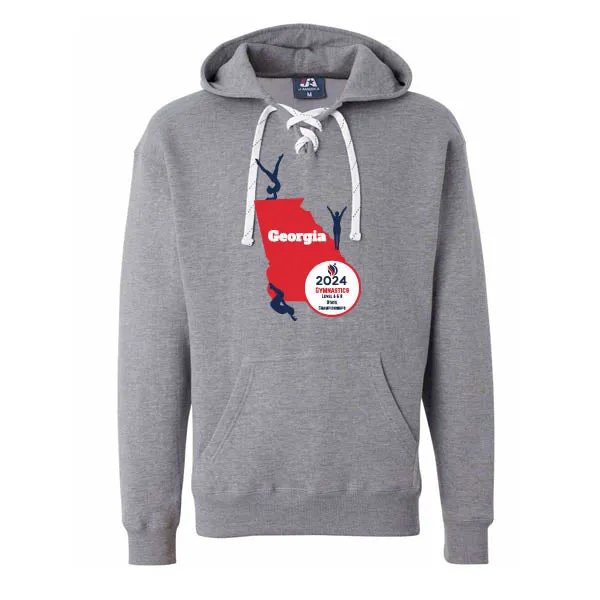 J American Sport Laced Hoodies 2024 Georgia Gymnastics