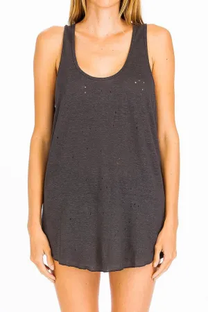 JADE DISTRESSED TANK CHAR-