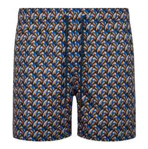 James Cromwell Mens Mini Tucan swimshorts - Navy
