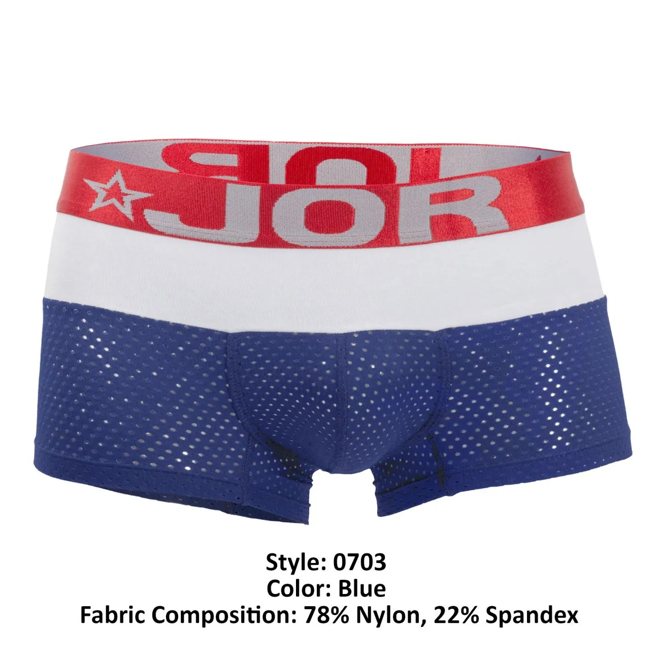 JOR 0703 Folk Swim Trunks Blue