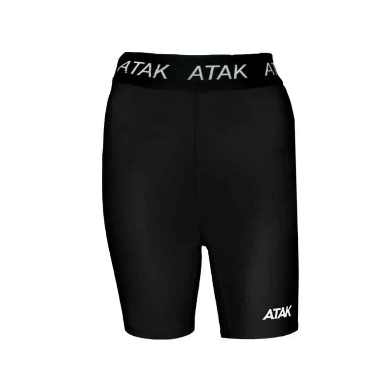 Ladies Black Compression Shorts