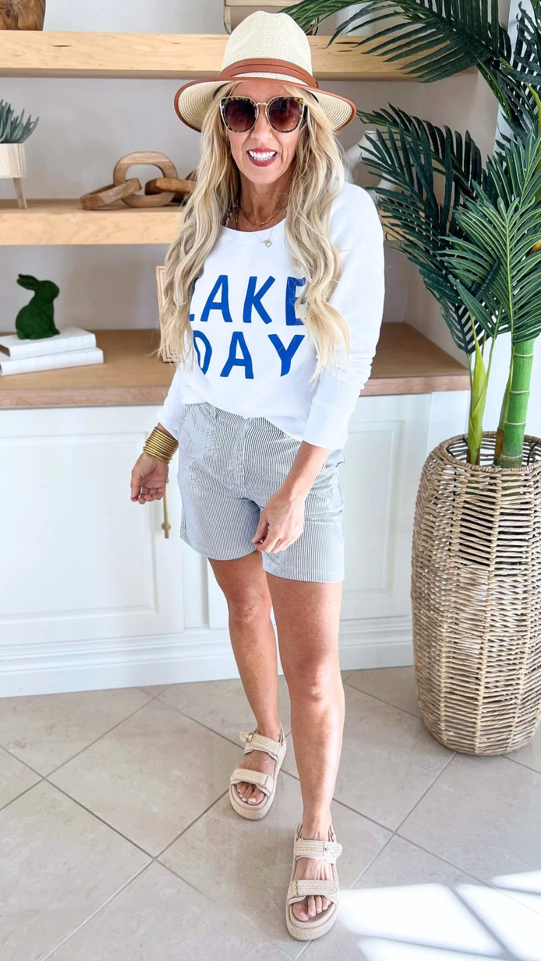 Lake Day Fleece Slouchy - White** - Final Sale