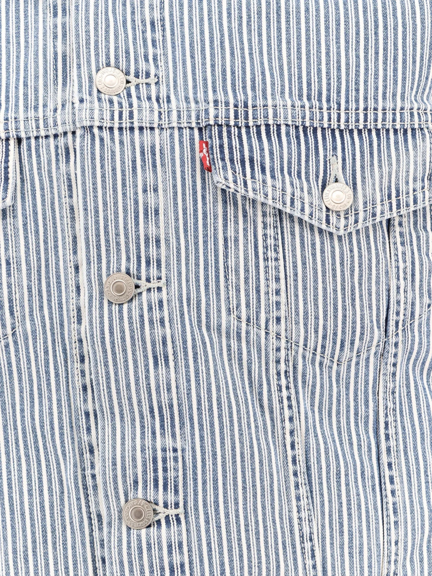 Levi's Relaxed Striped Cotton Jacket