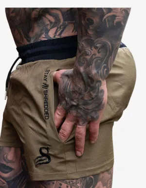 Lifting Shorts - ARMY GREEN