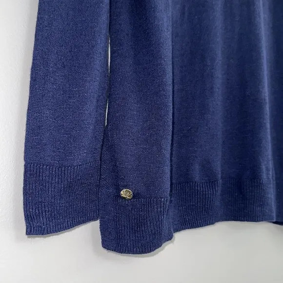Lilly Pulitzer Blaine Tunic Sweater True Navy