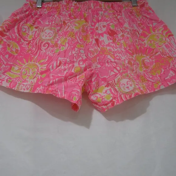 Lilly Pulitzer L Breeze Shorts Linen Keys