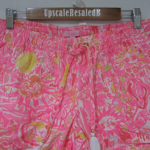 Lilly Pulitzer L Breeze Shorts Linen Keys