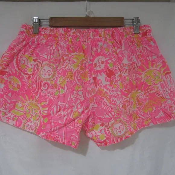 Lilly Pulitzer L Breeze Shorts Linen Keys