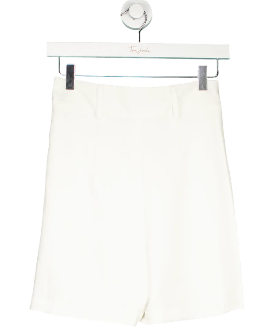 lipsy london White Pocket Tailored Shorts UK 8