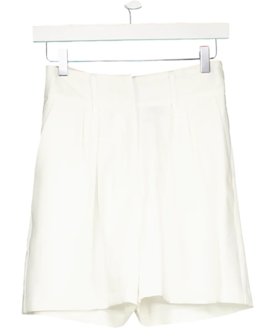 lipsy london White Pocket Tailored Shorts UK 8