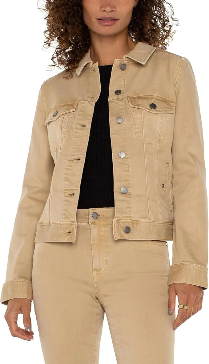 Liverpool Classic Jean Jacket - Hayseed Tan