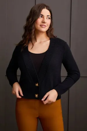 Long Sleeve Crop Sweater Cardigan