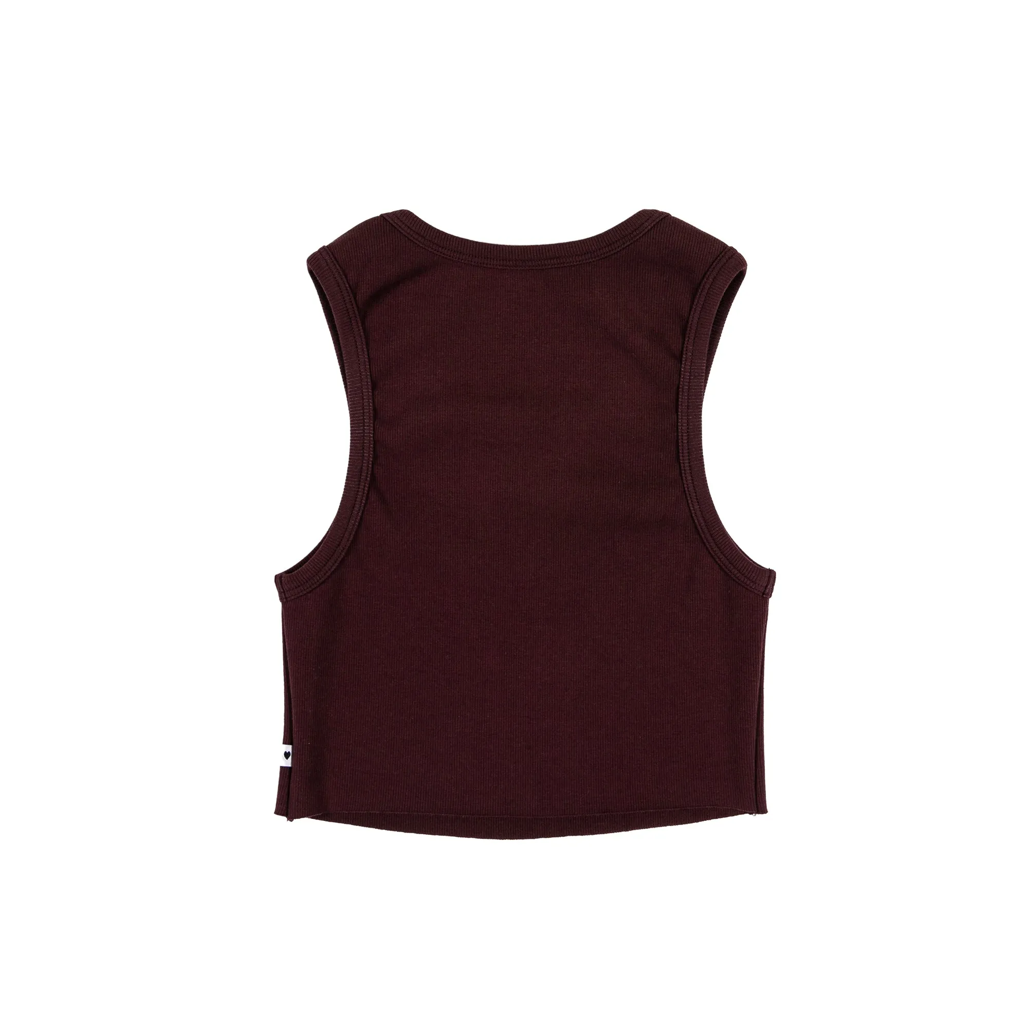 LOVER'S UNIFORM RIB TANK IN PLUM