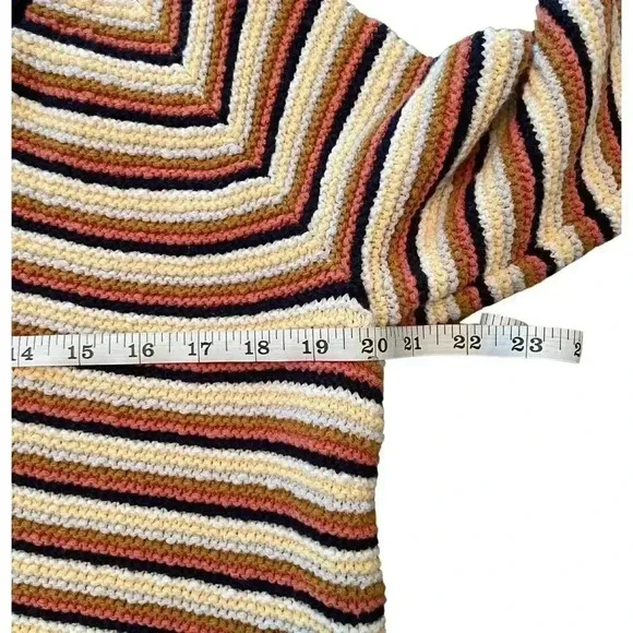 Madewell Arden V-Neck Crop Pullover Sweater Size Medium