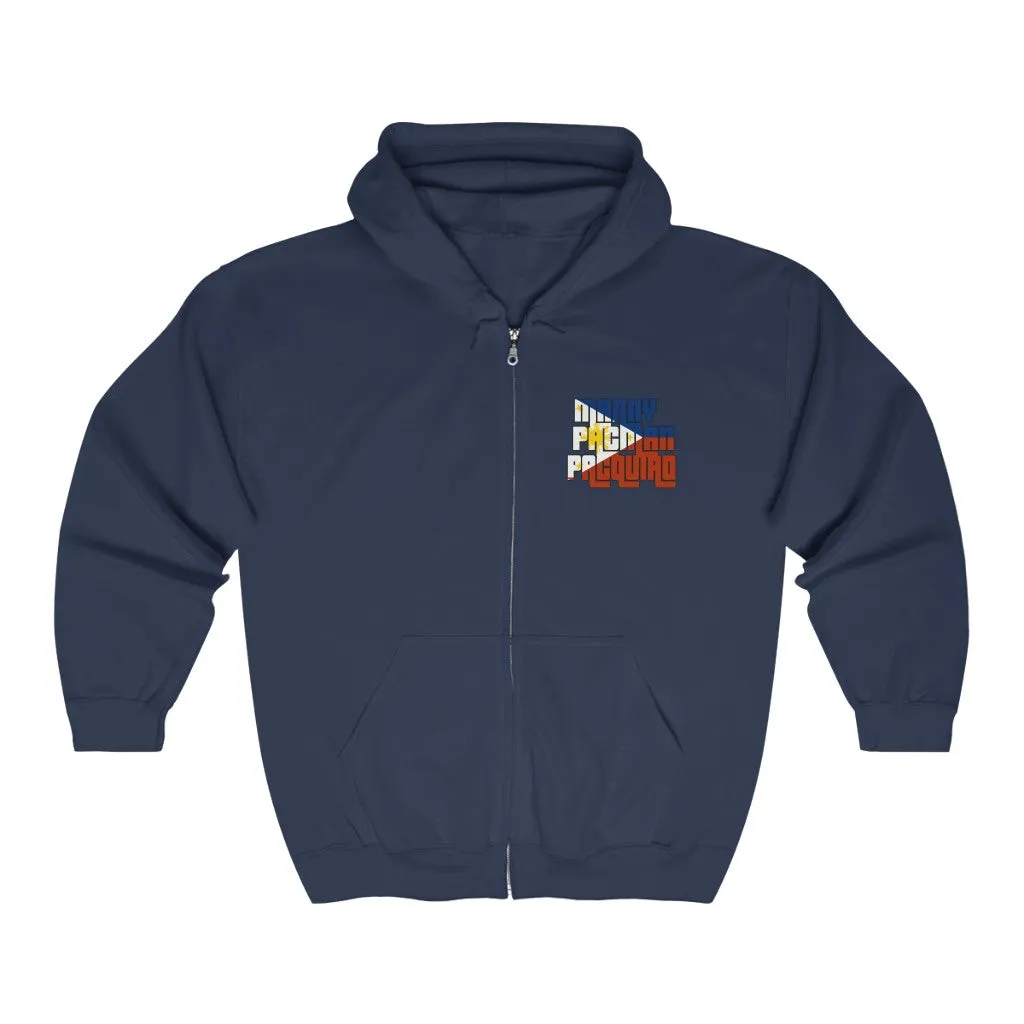 Manny Pacman Pacquaio Full Zip Hooded Sweatshirt
