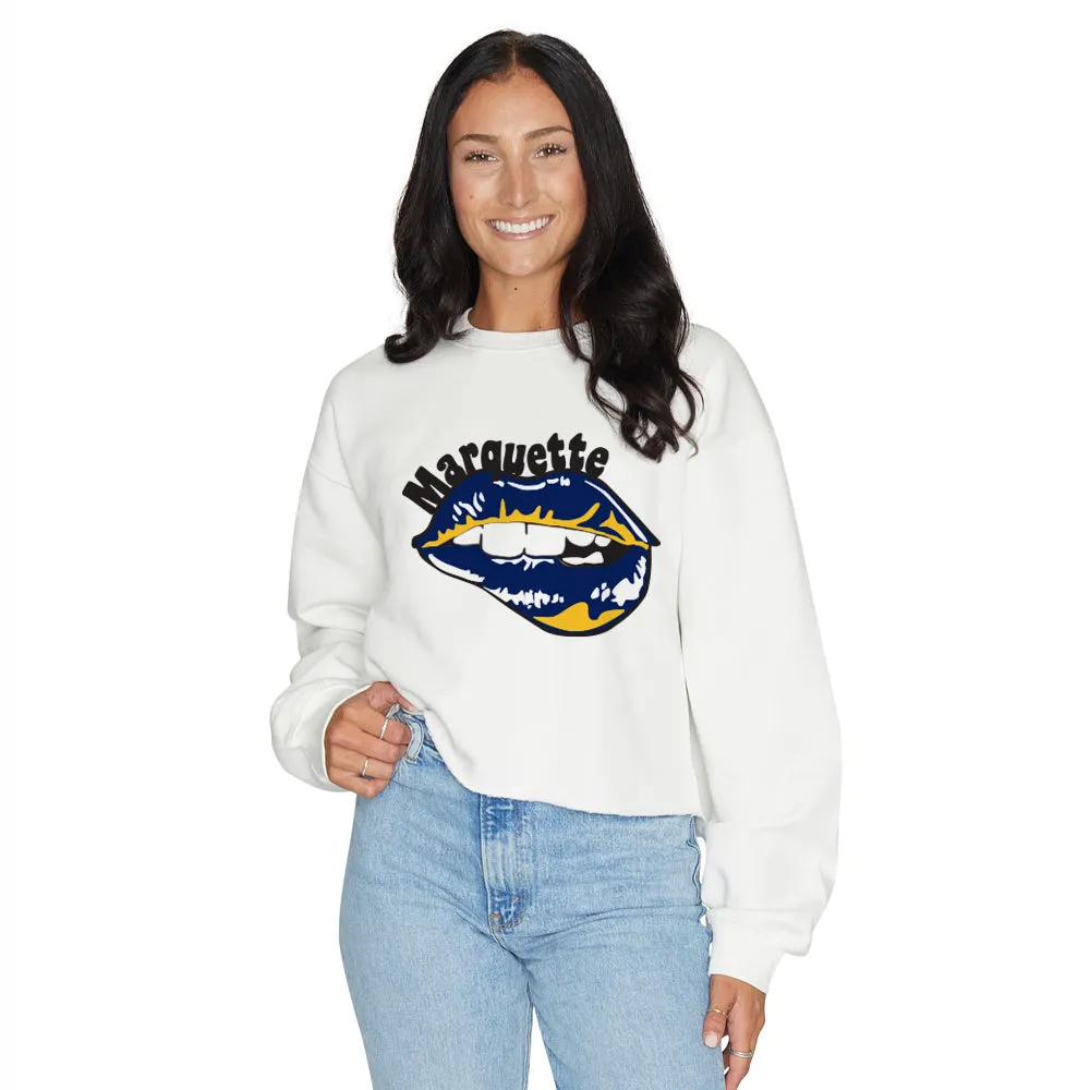Marquette Lips Crewneck