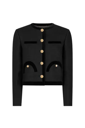 Mengi Shamo Bolero | Black