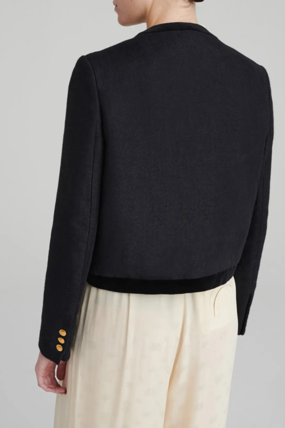 Mengi Shamo Bolero | Black
