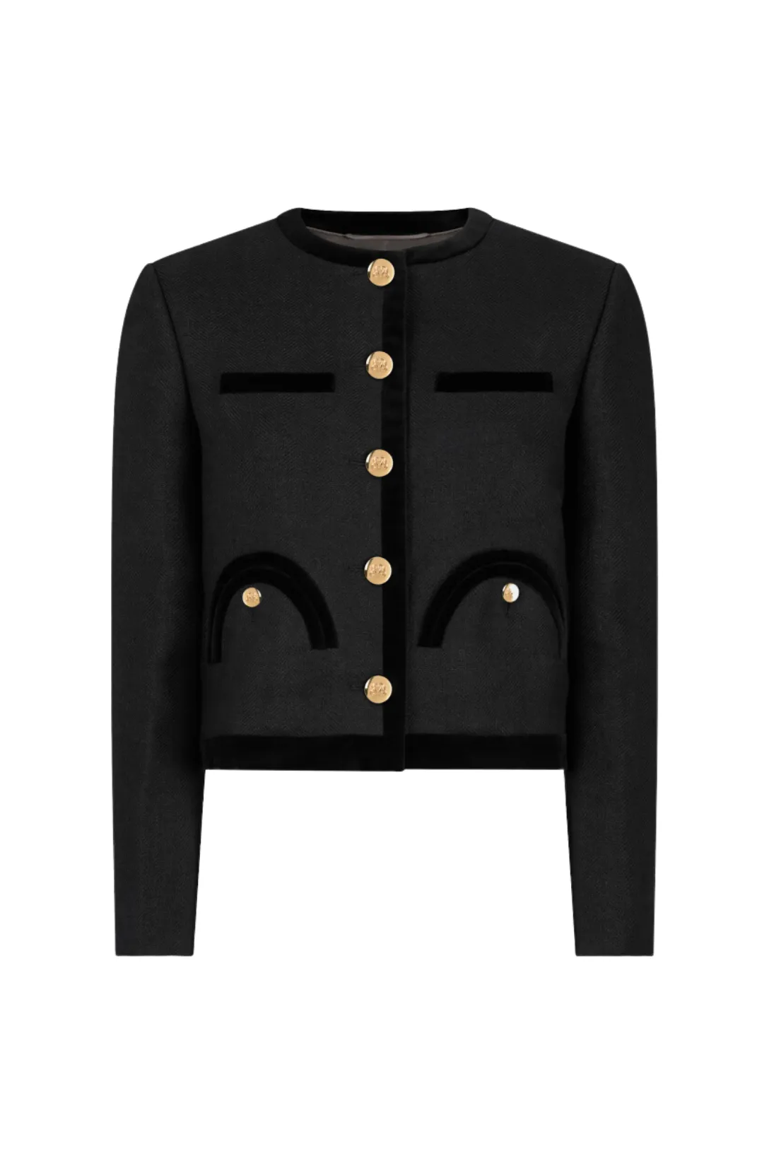 Mengi Shamo Bolero | Black
