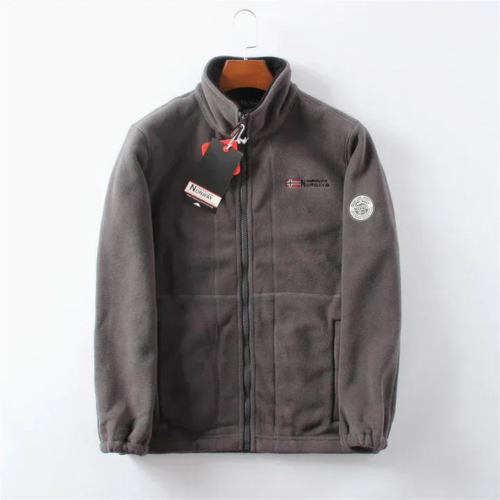 Men's fleece jacket: windproof and comfortable
