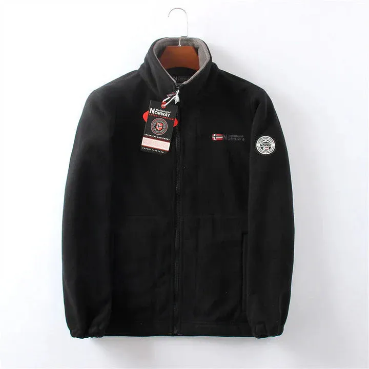 Men's fleece jacket: windproof and comfortable