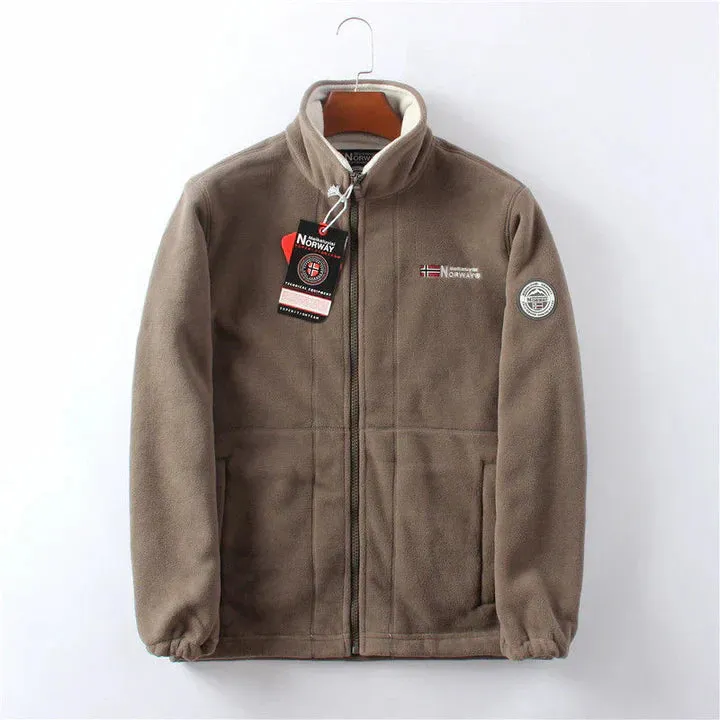 Men's fleece jacket: windproof and comfortable