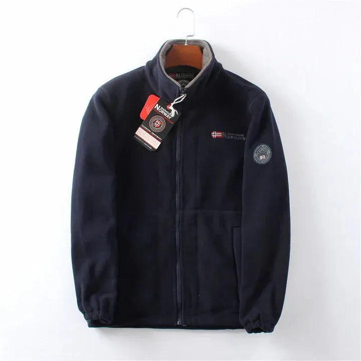 Men's fleece jacket: windproof and comfortable