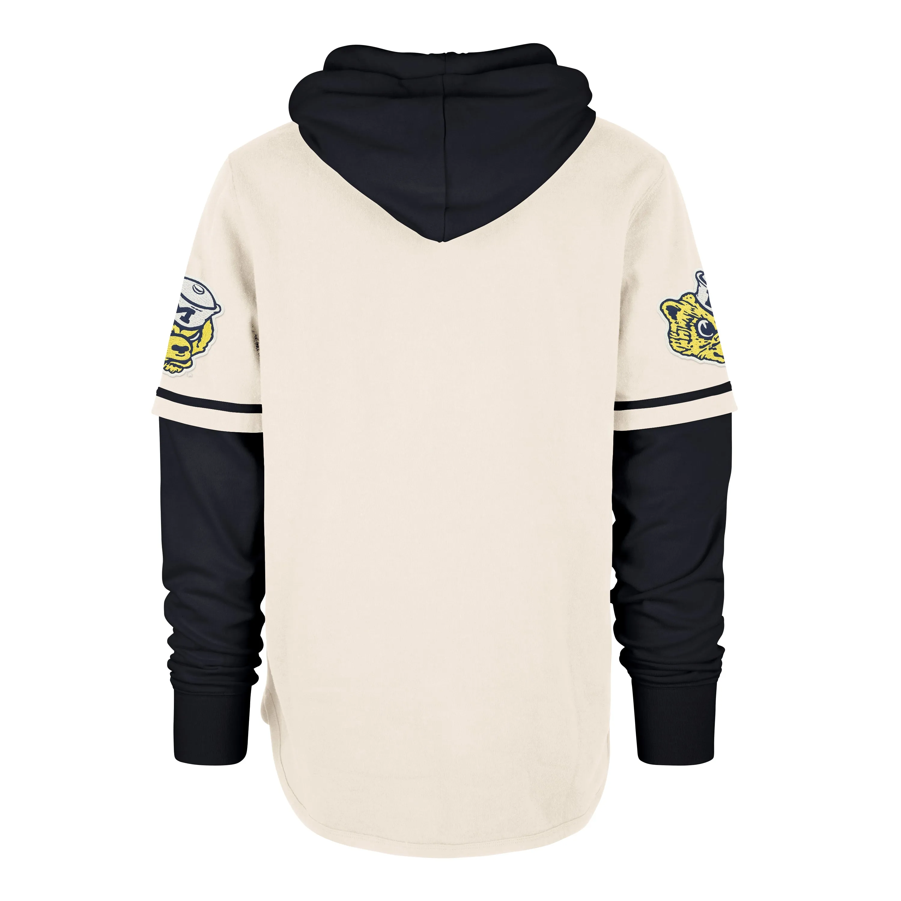 MICHIGAN WOLVERINES VINTAGE TRIFECTA '47 SHORTSTOP PULLOVER HOOD