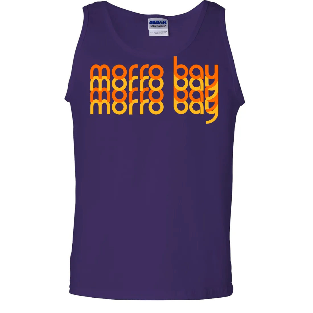 Morro Bay Sunset Stack Asst Colors Tank Top