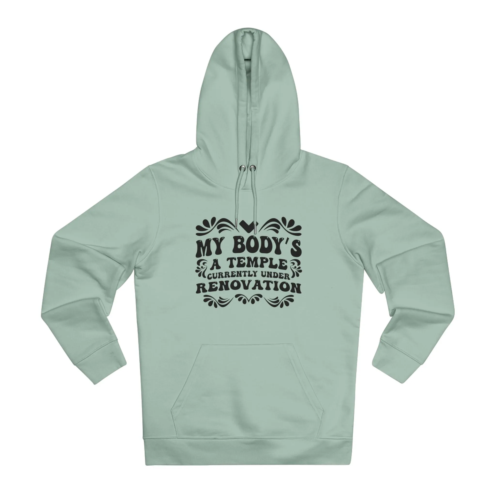 My Body's A Temple... in Pastel Aesthetic | Unisex Heavy Blend Organic Hoodie Sweatshirt