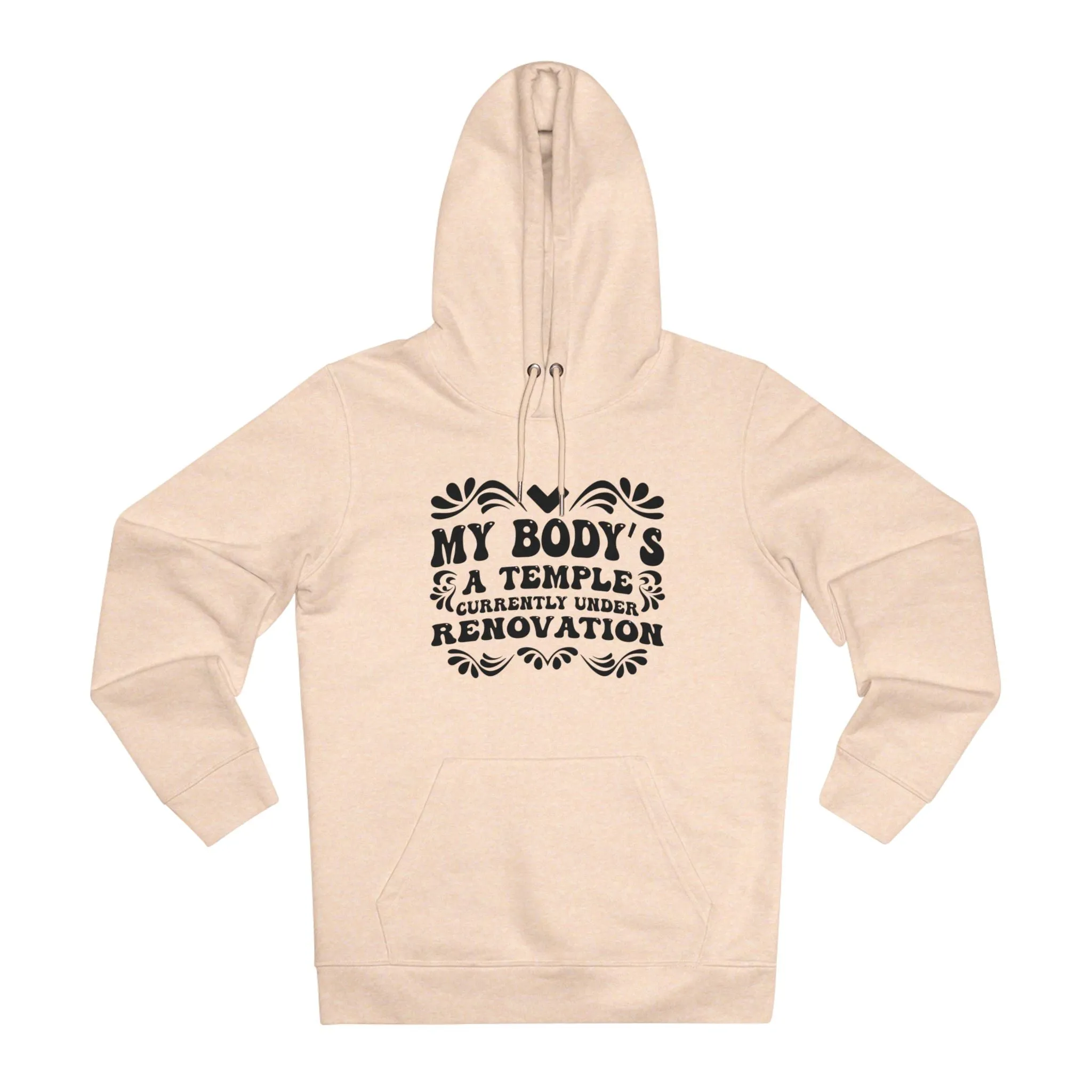 My Body's A Temple... in Pastel Aesthetic | Unisex Heavy Blend Organic Hoodie Sweatshirt