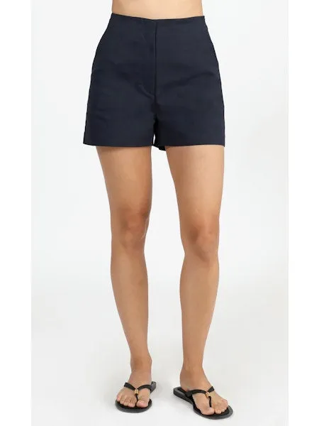 Navy Tailored Shorts