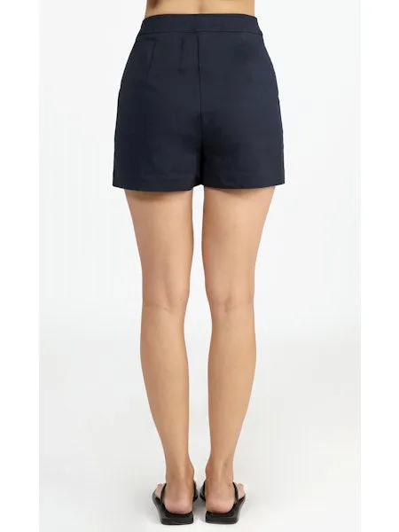 Navy Tailored Shorts