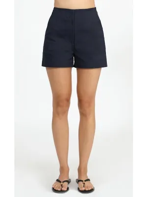 Navy Tailored Shorts
