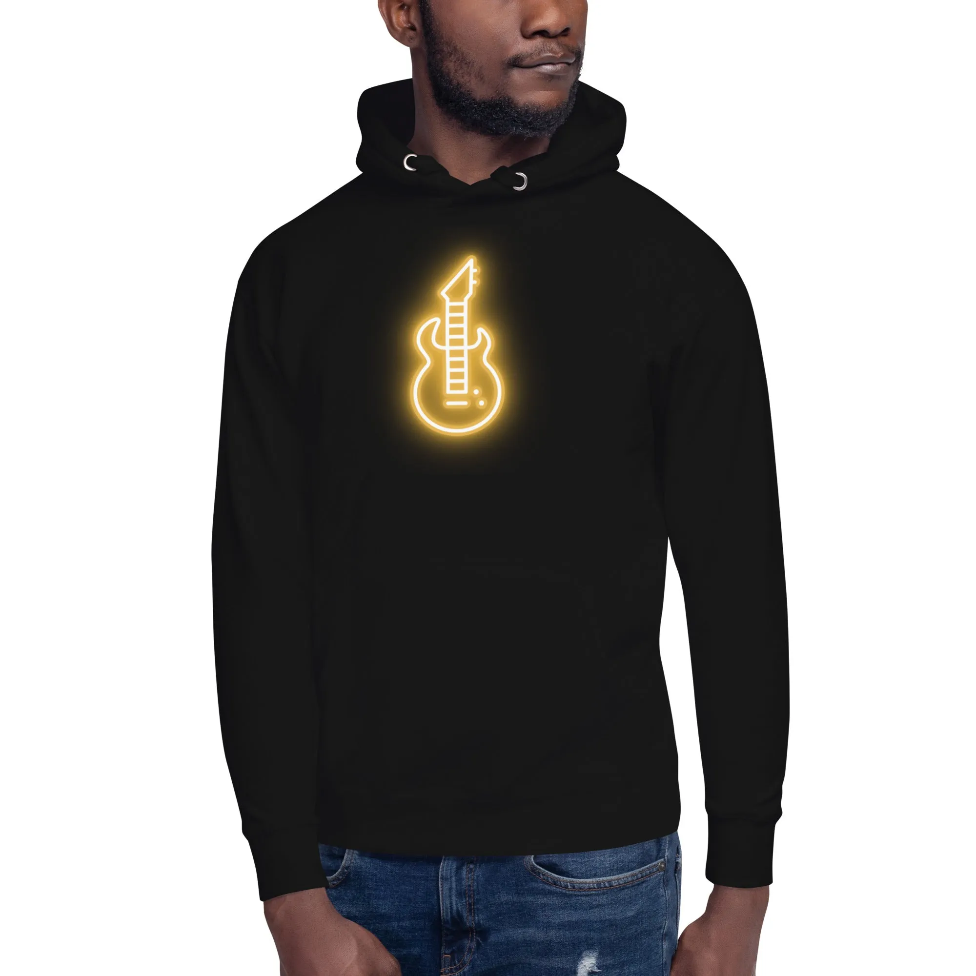 Neon Guitar Hoodie