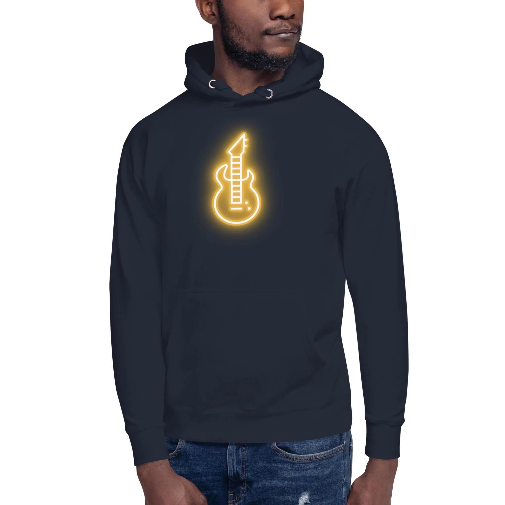 Neon Guitar Hoodie