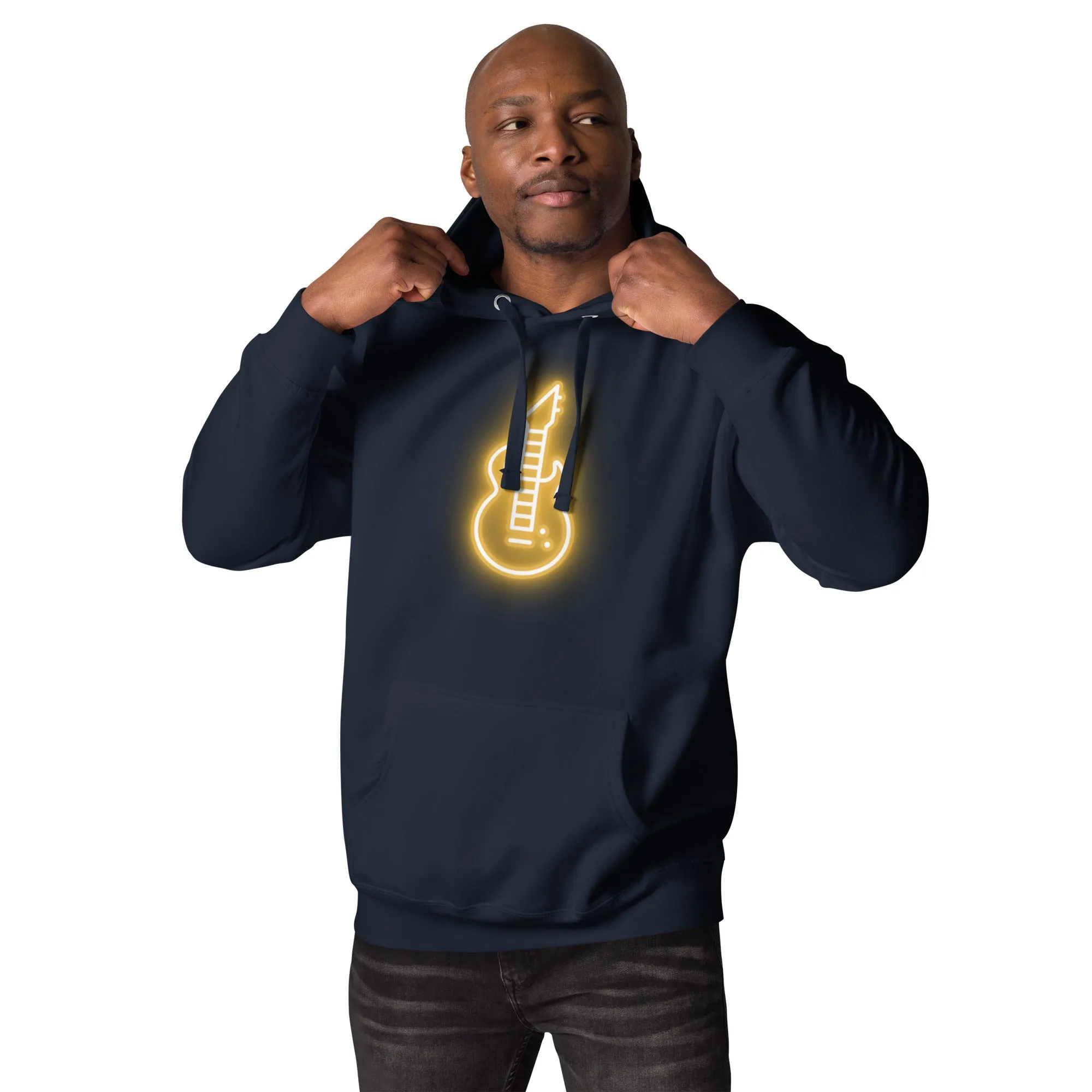 Neon Guitar Hoodie