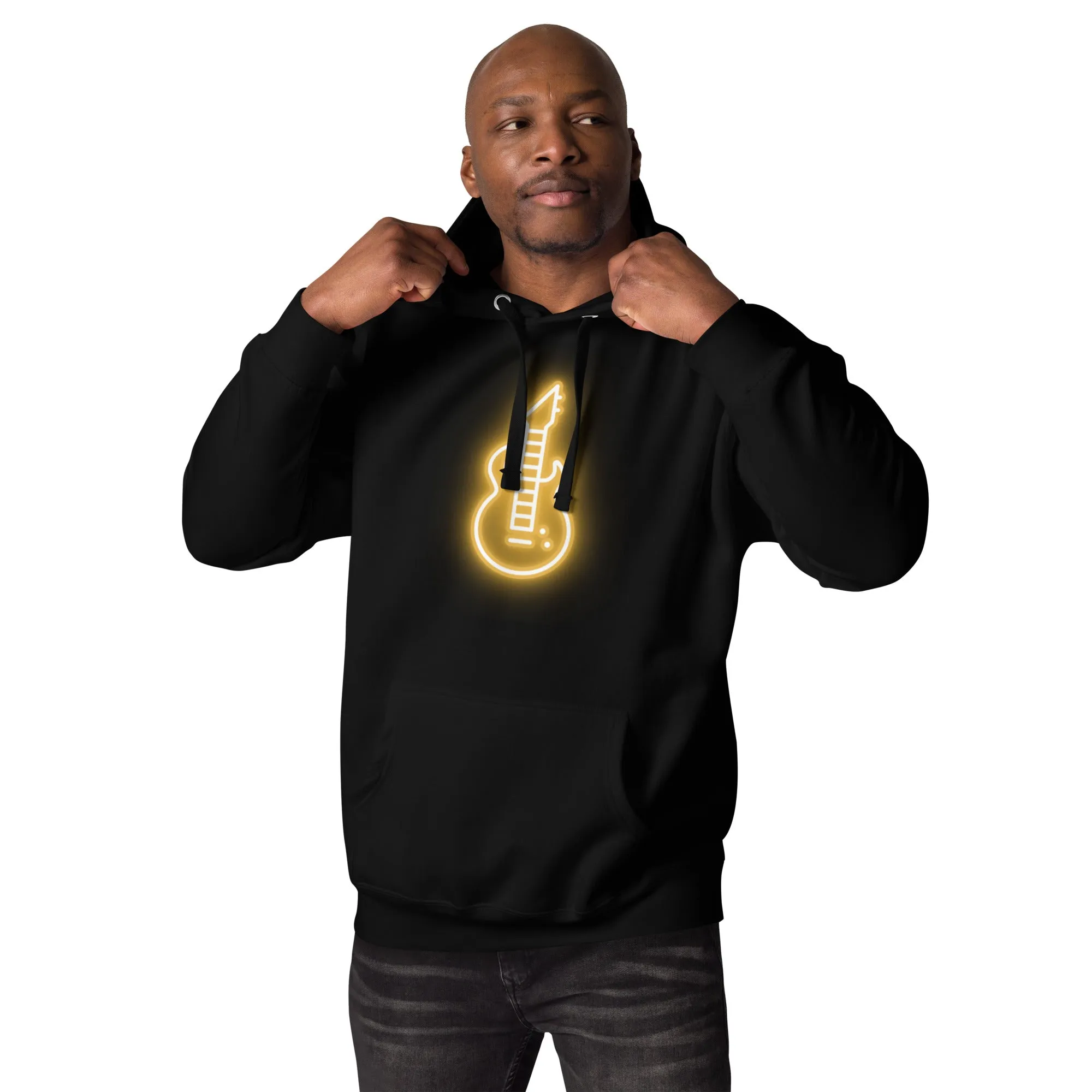 Neon Guitar Hoodie