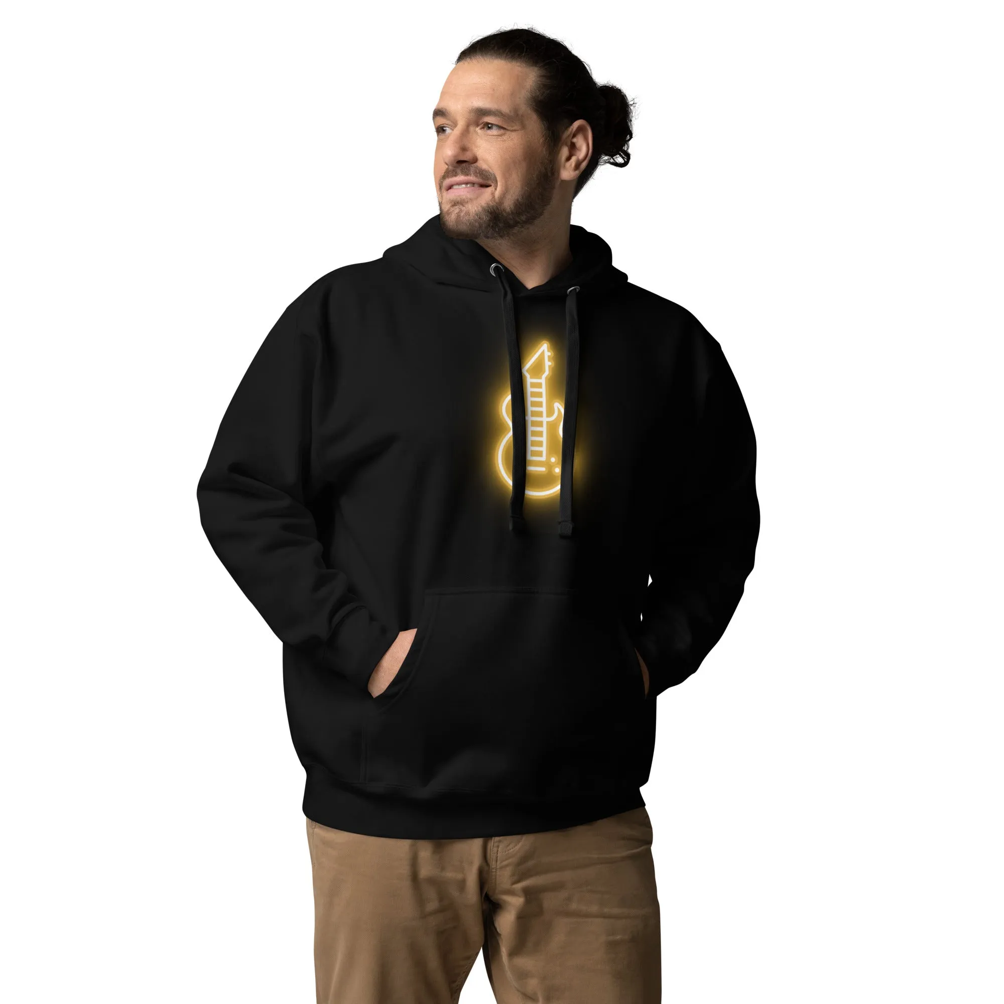Neon Guitar Hoodie