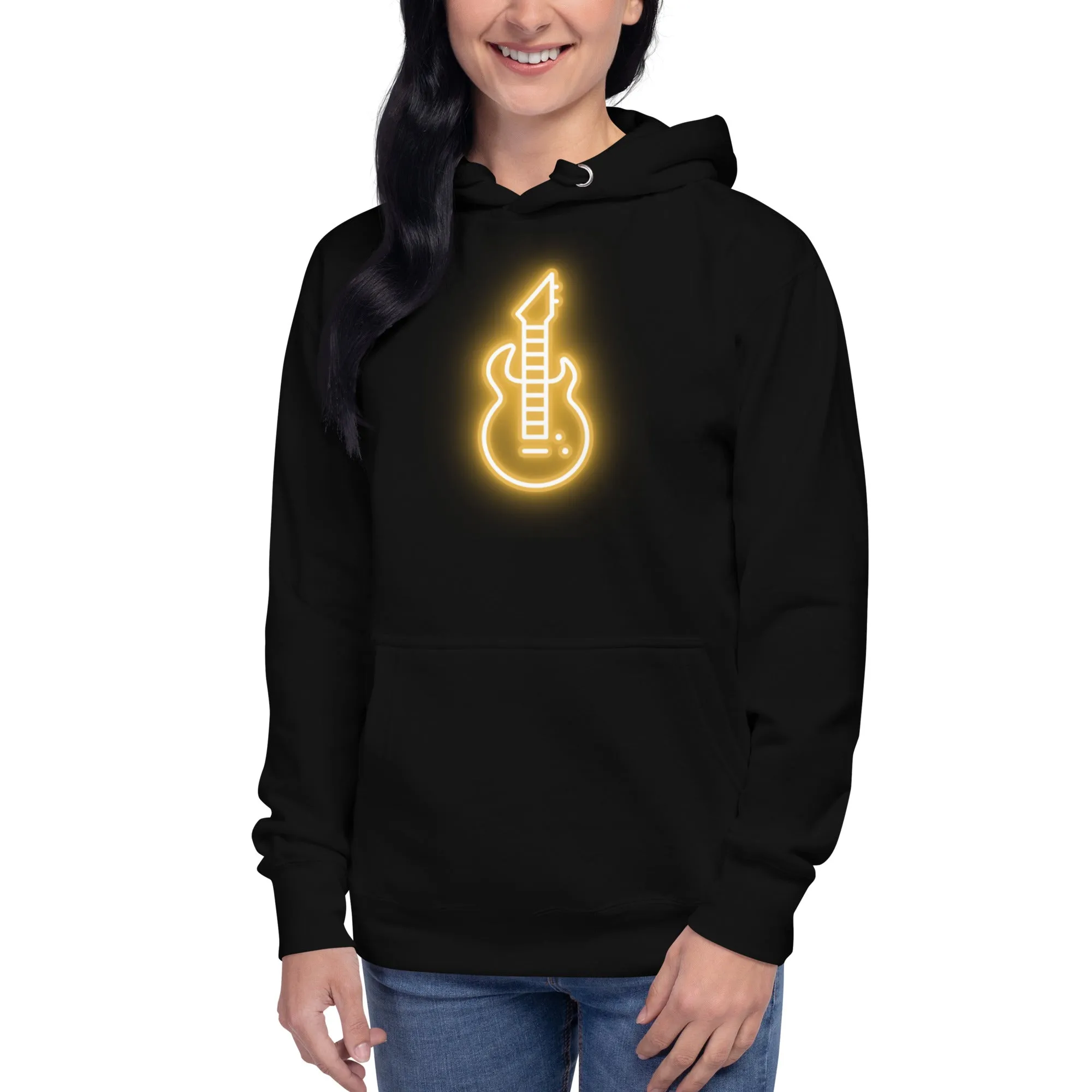 Neon Guitar Hoodie