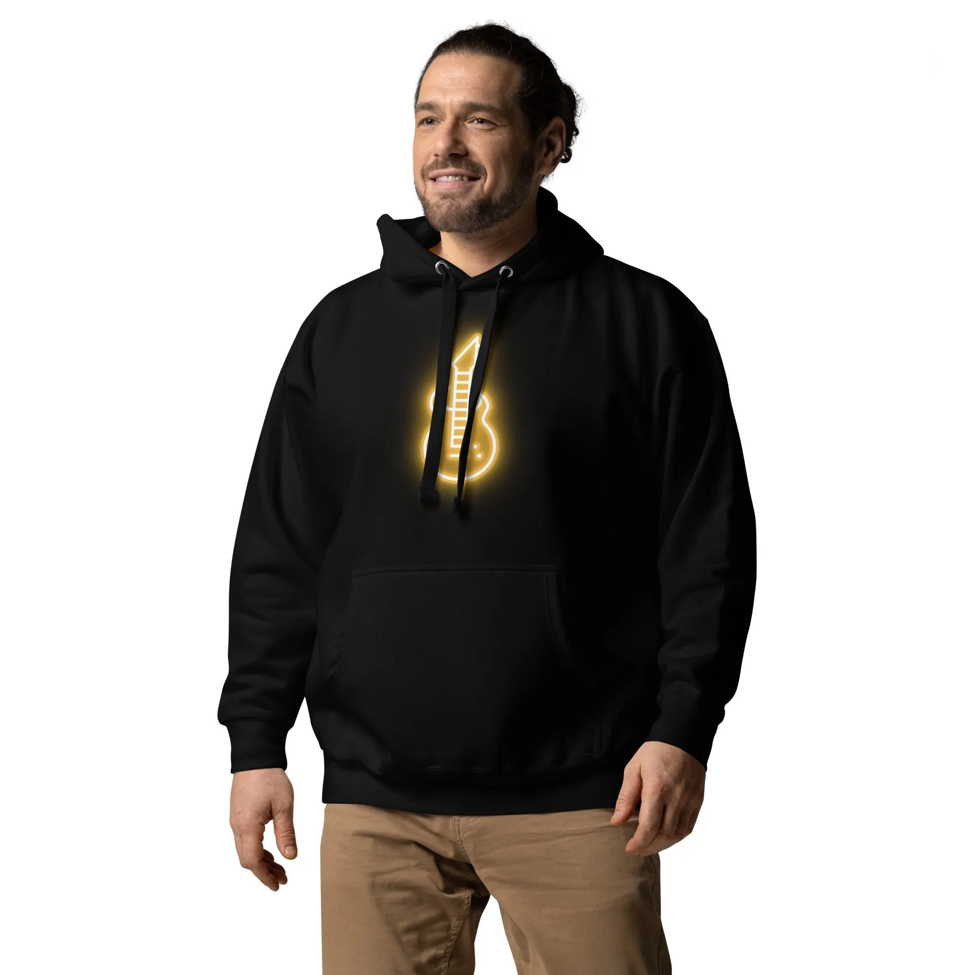 Neon Guitar Hoodie