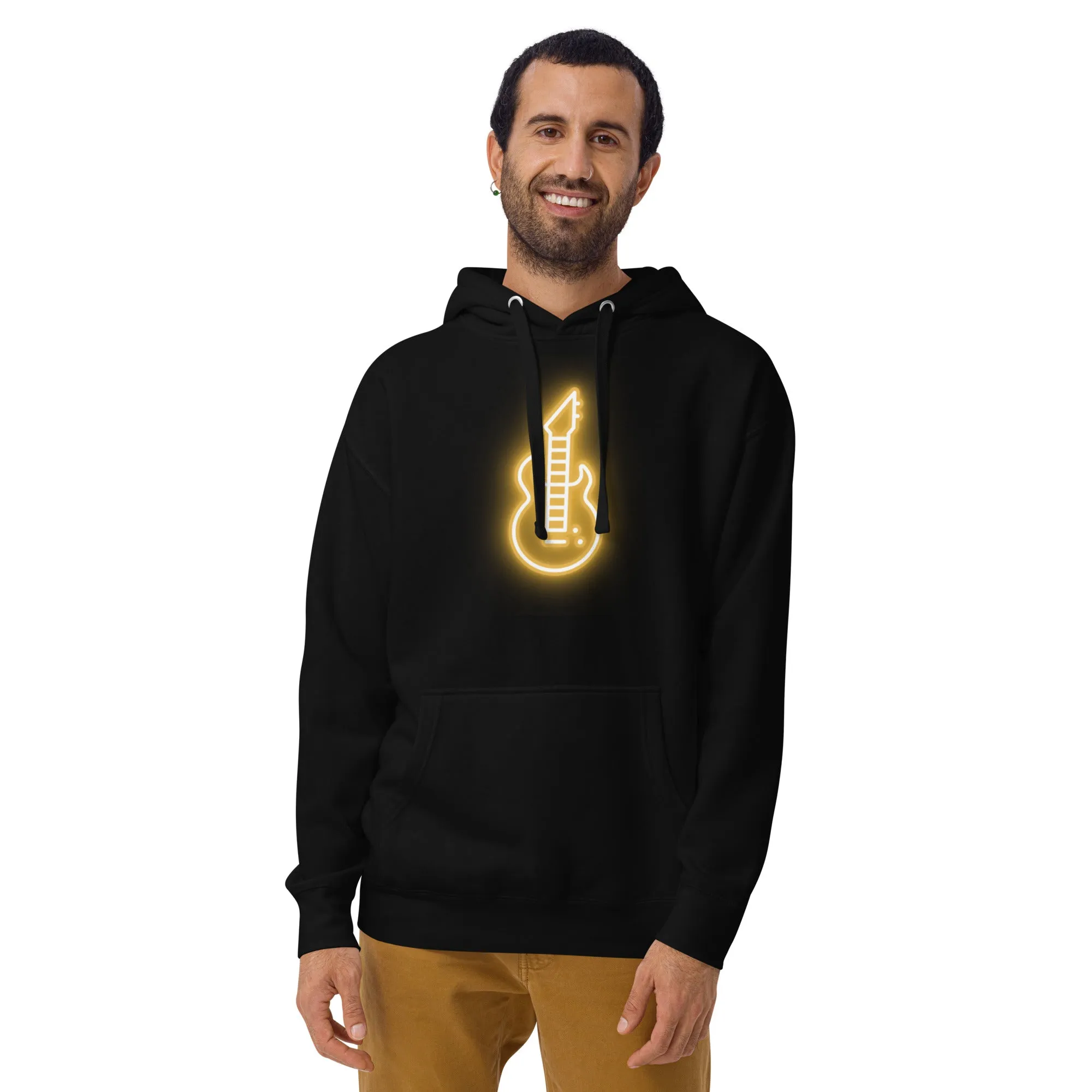 Neon Guitar Hoodie