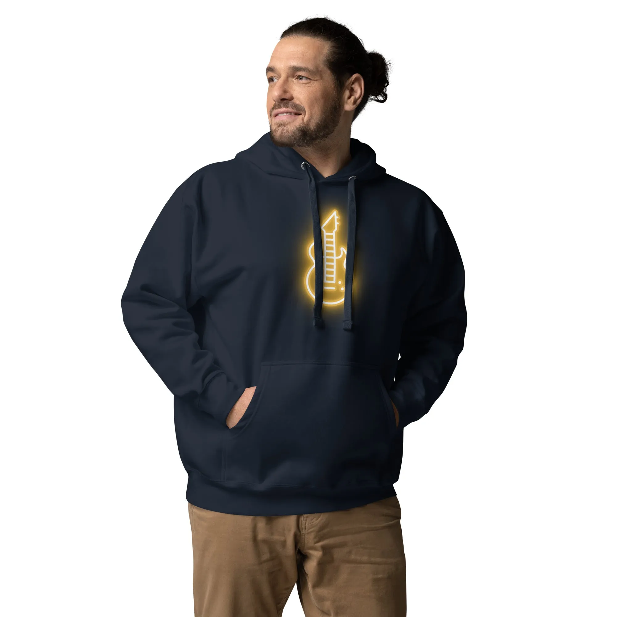Neon Guitar Hoodie