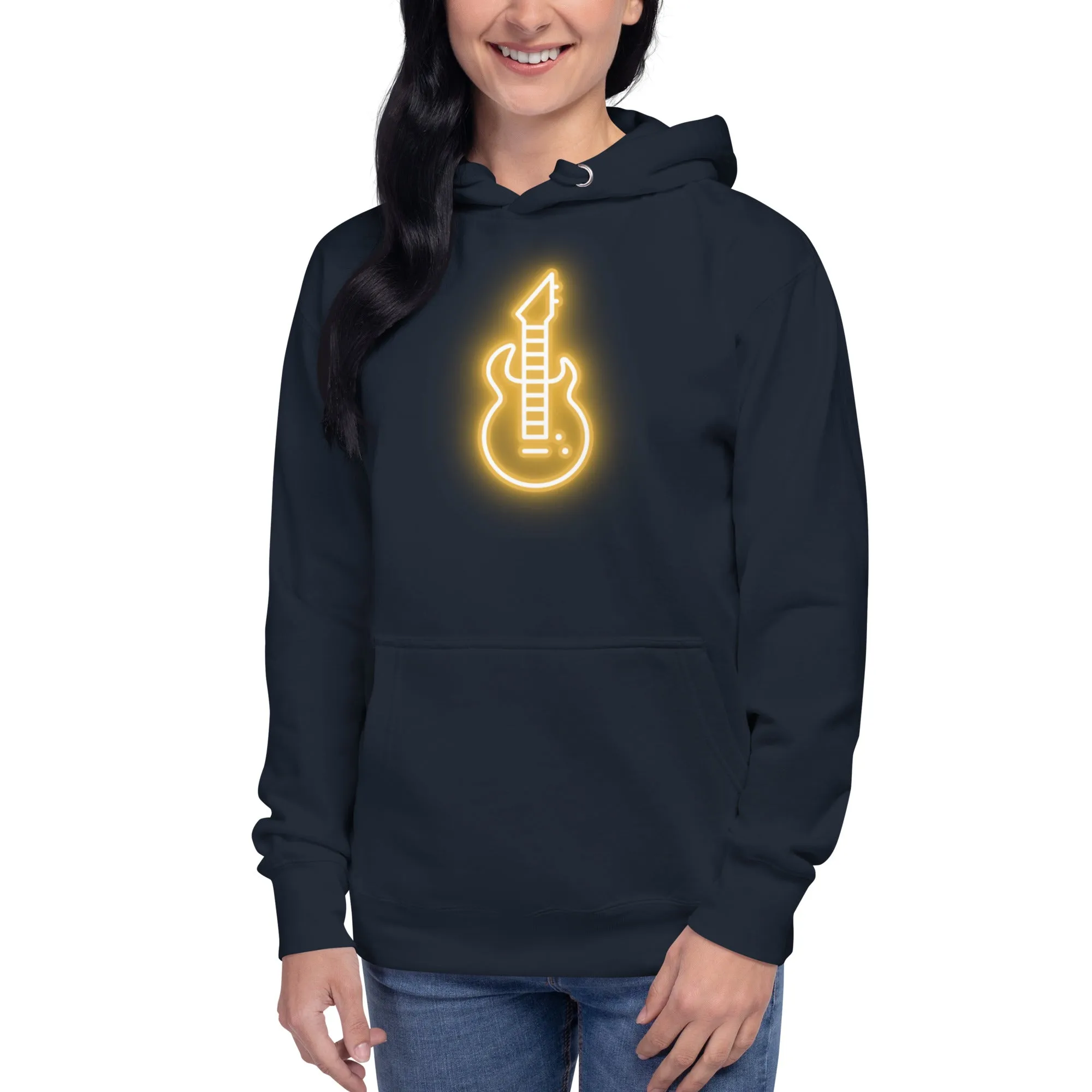 Neon Guitar Hoodie