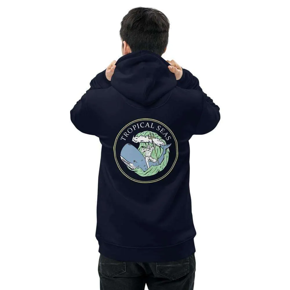 Neptune’s Whale Ride Unisex Essential Eco Hoodie