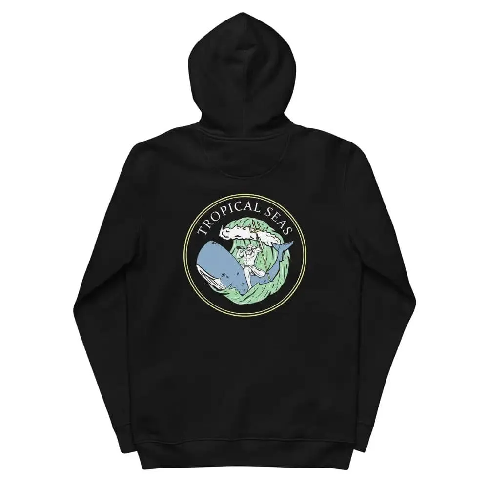 Neptune’s Whale Ride Unisex Essential Eco Hoodie