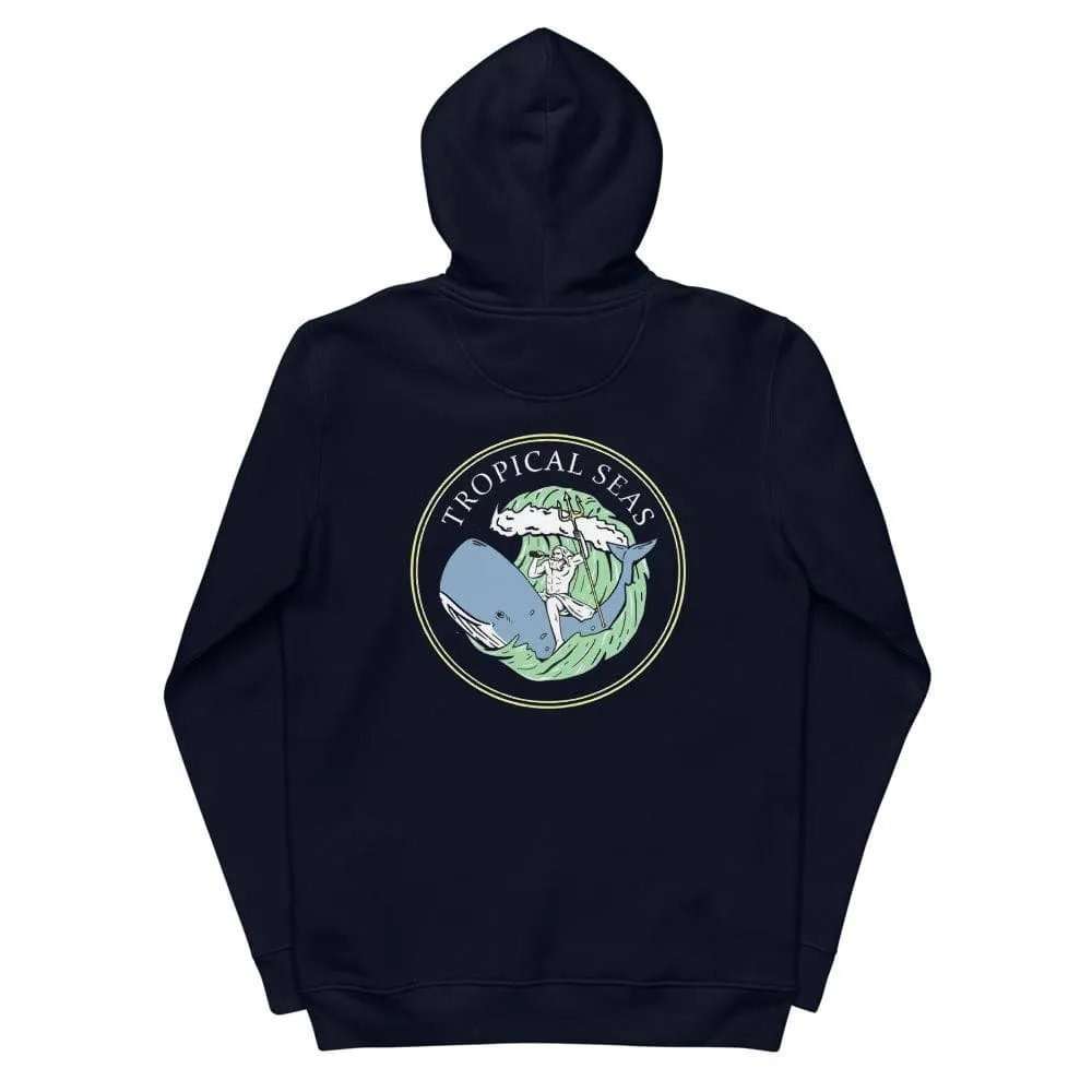 Neptune’s Whale Ride Unisex Essential Eco Hoodie