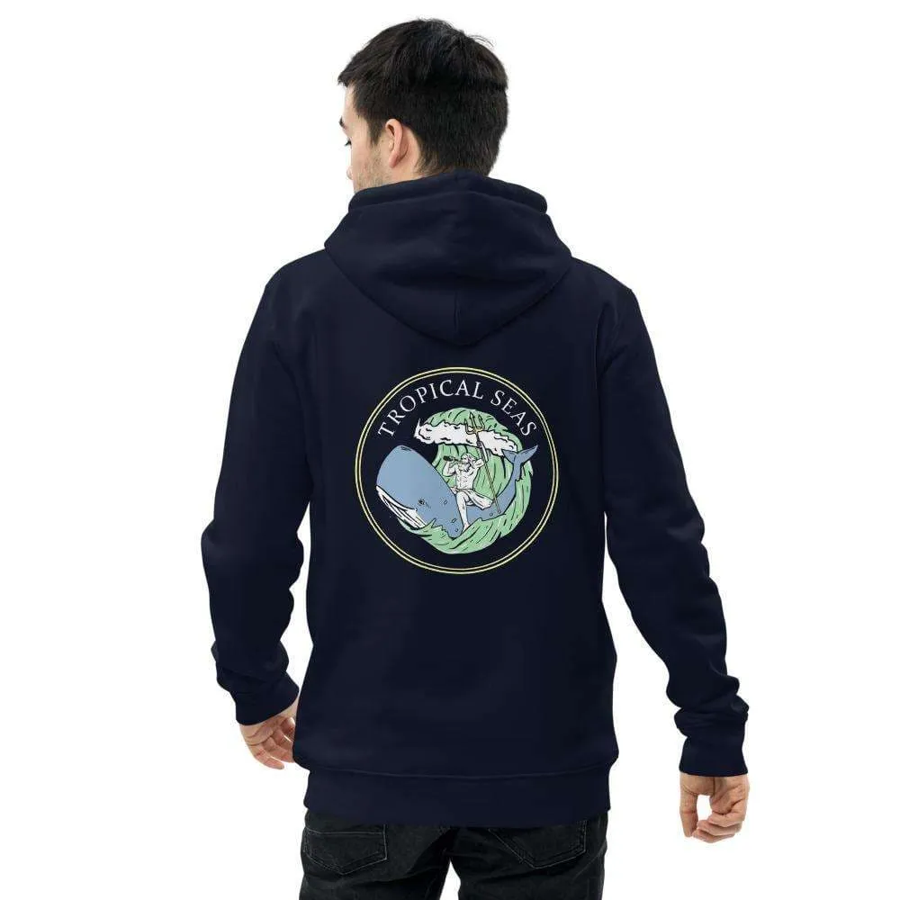 Neptune’s Whale Ride Unisex Essential Eco Hoodie