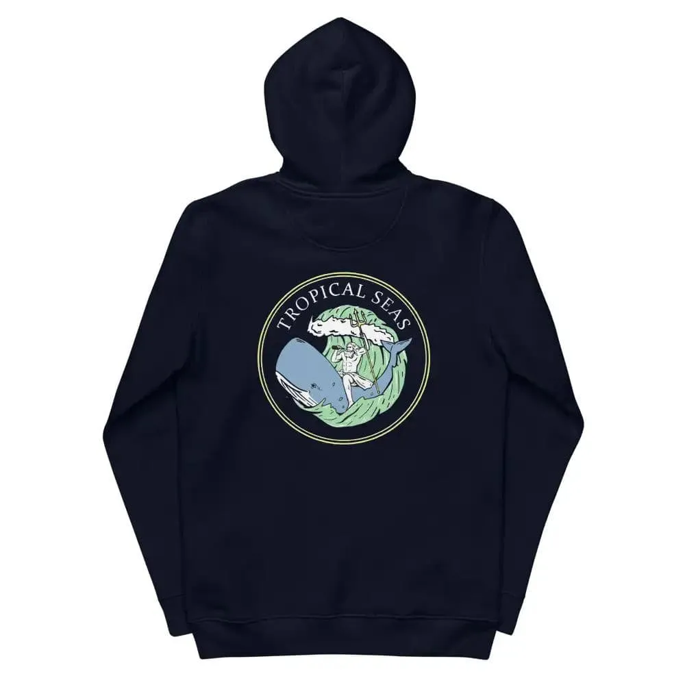 Neptune’s Whale Ride Unisex Essential Eco Hoodie