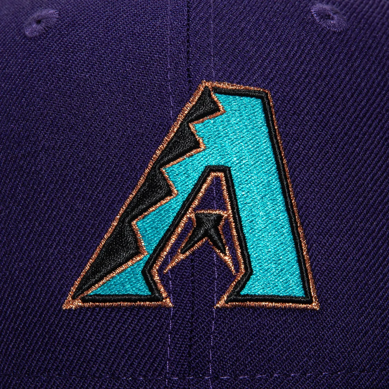 New Era 59Fifty Arizona Diamondbacks 2001 World Series Patch Hat - Purple